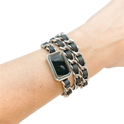 chanel stainless steel bracelet|chanel watch band bracelet.